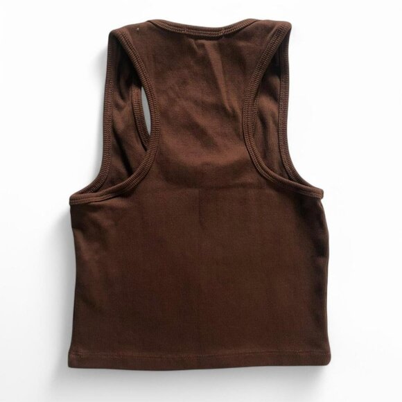Urban Planet Brown Cropped Tank - Picture 4 of 4